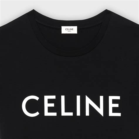 celine logo t shirt|celine shirt price.